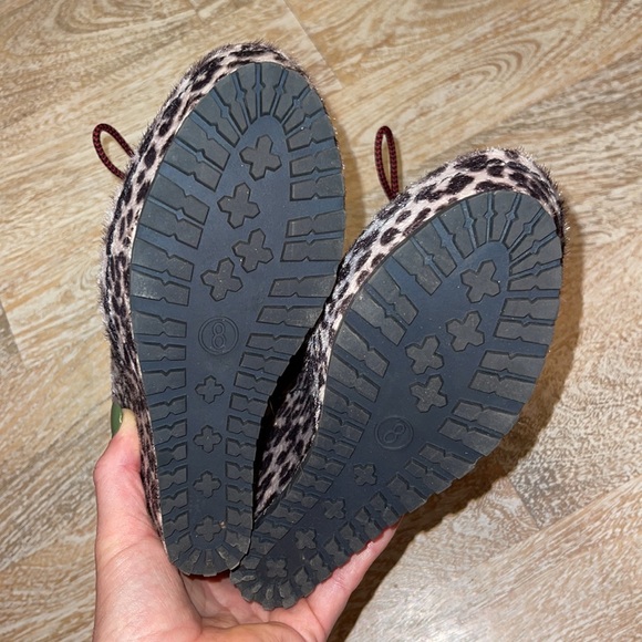 Vintage Y2K, 90s dalmatian leopard print for platform wedge boots Gyaru - Picture 3 of 4